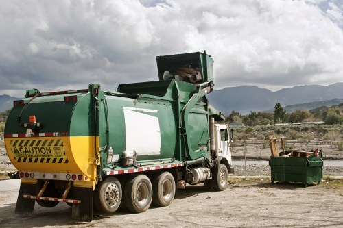 Various types of business waste materials
