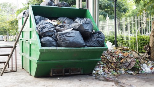 Professional waste removal team at work in Camden